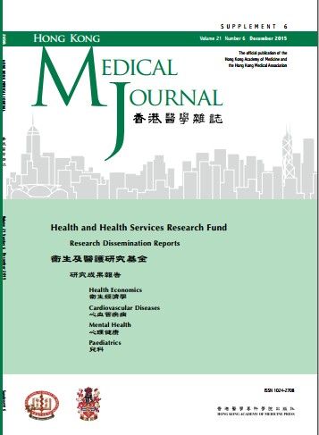 HKMJ cover:Vol21_No6_Supple6_Dec2015